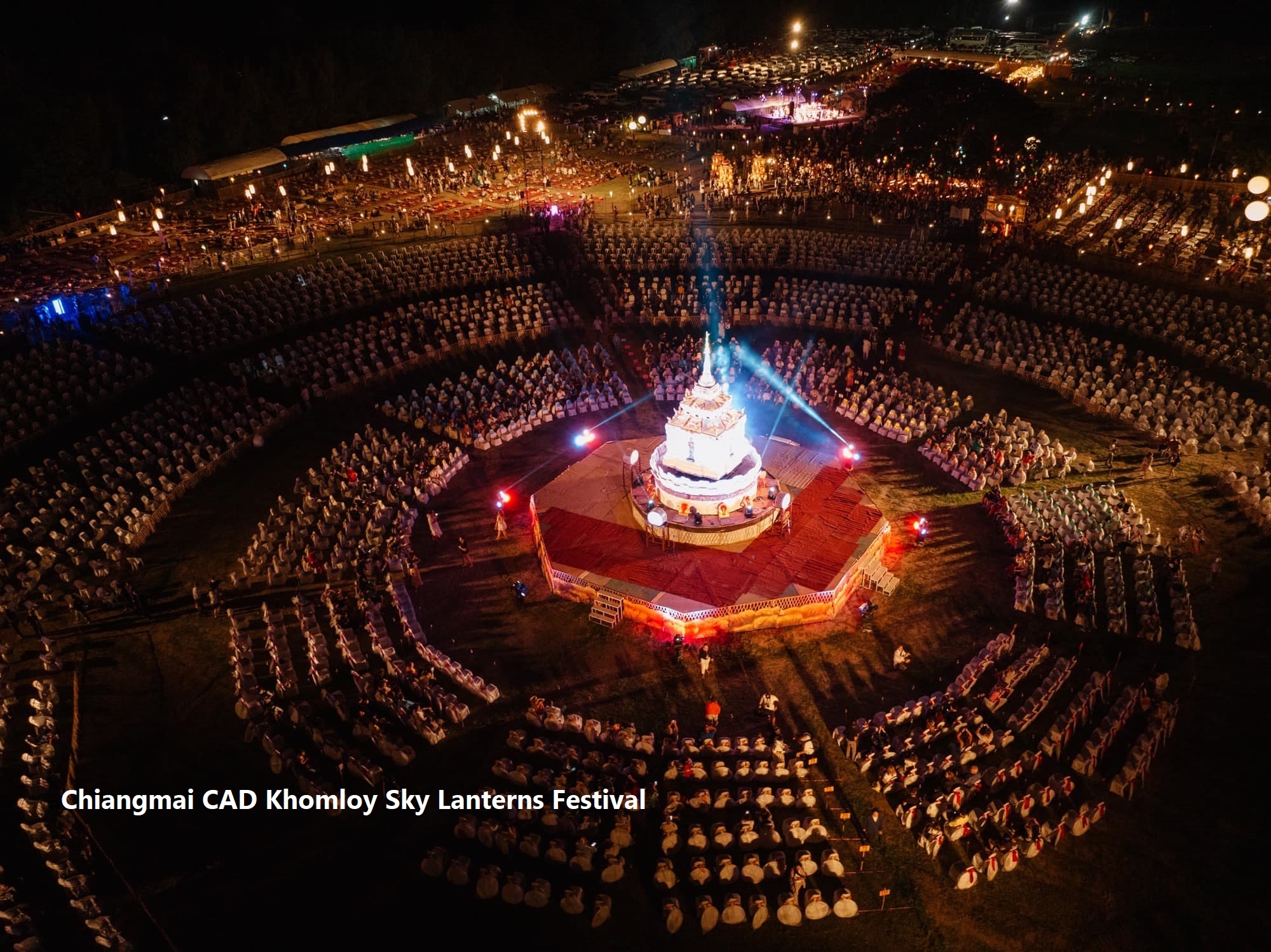 CHIANGMAI CAD KHOMLOY SKY LANTERNS FESTIVAL 2023