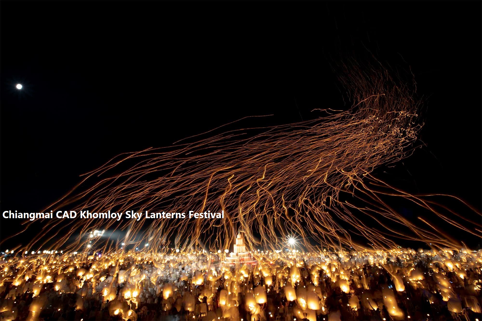 CHIANGMAI CAD KHOMLOY SKY LANTERNS FESTIVAL 2023
